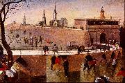 Abel Grimmer Skating on the Ditches of the Walls USA oil painting reproduction